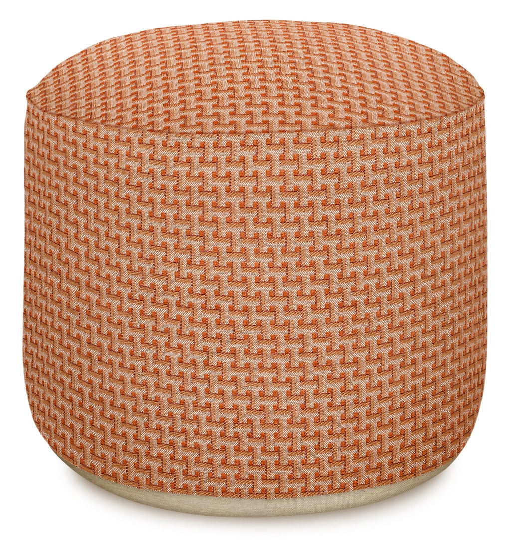 Palais Sitzpouf Janis Dunkles Orange