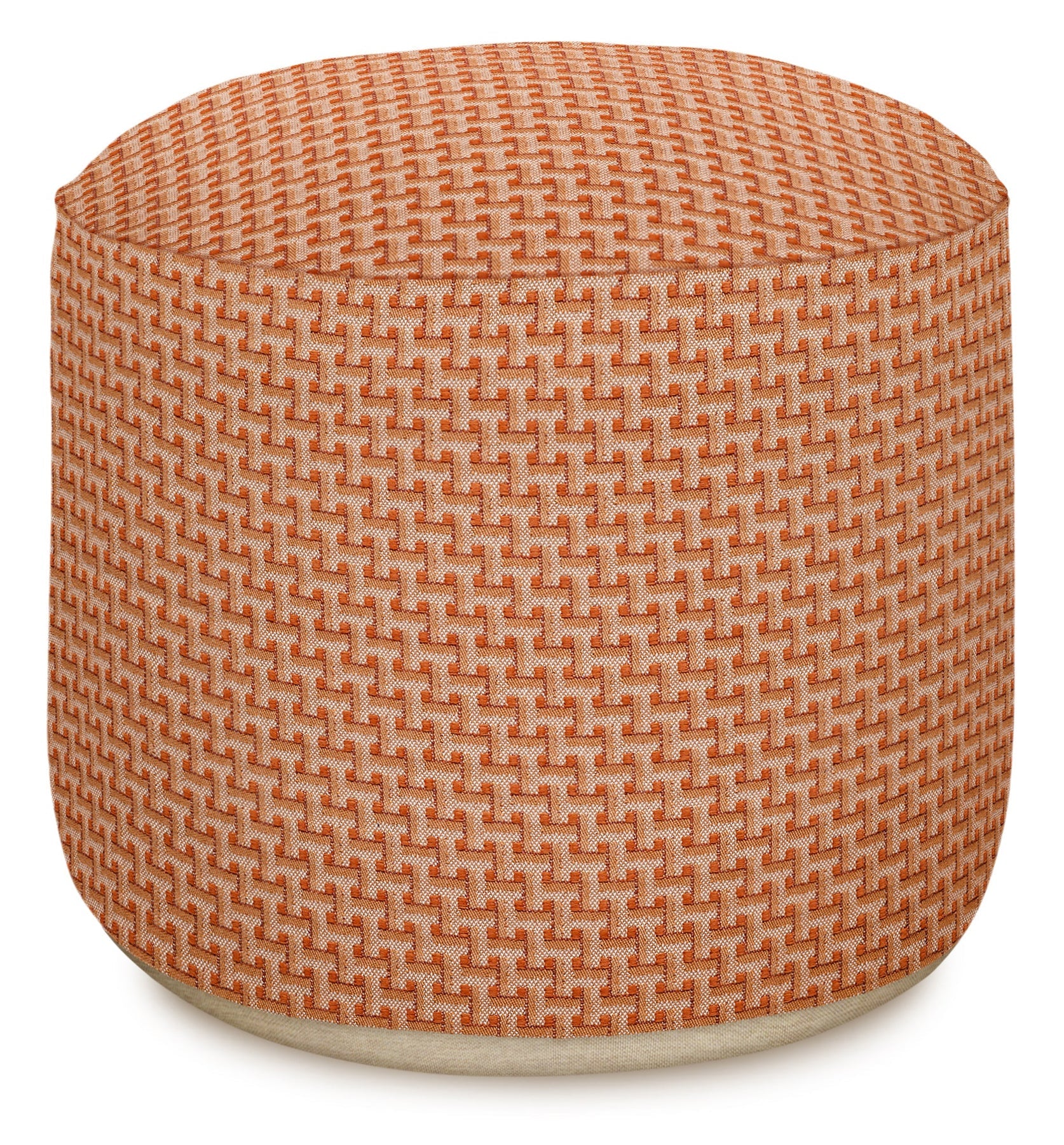 Palais Sitzpouf Janis Dunkles Orange