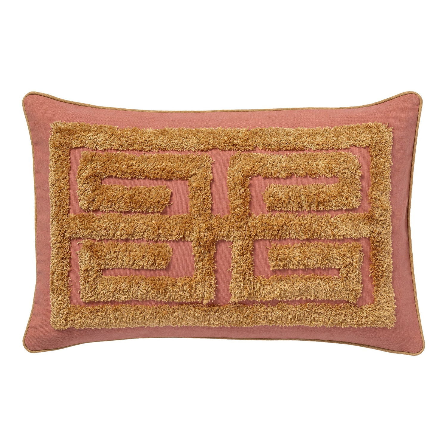 Palais Kissen Cleo Altrosa & Raffia
