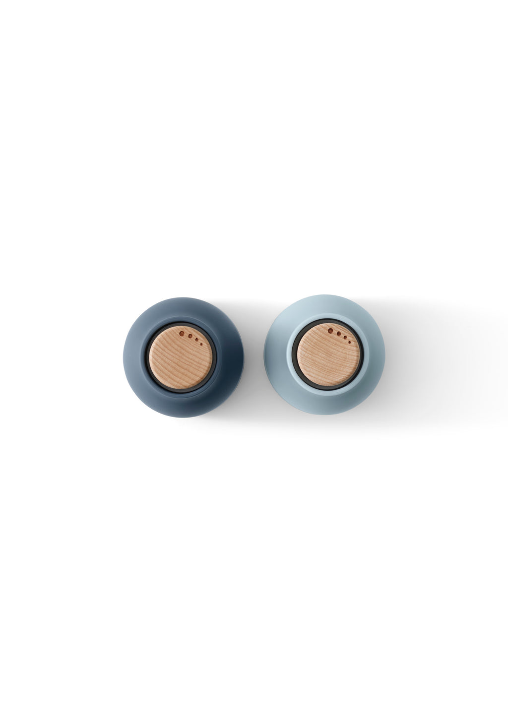 Audo salt and pepper mill, small, color Blues - Beech Lid