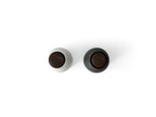 Audo salt and pepper mill, color Carbon - Ash - Walnut Lid