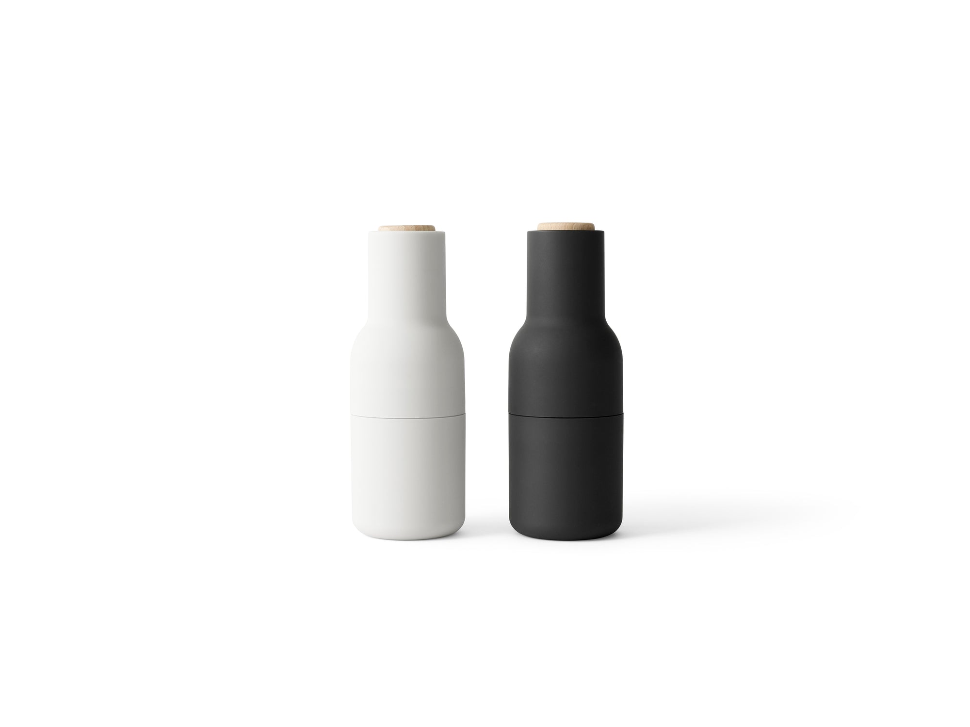 Audo salt and pepper mill, color Carbon - Ash - Walnut Lid