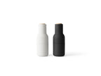 Audo salt and pepper mill, color Brushed Brass - Walnut Lid
