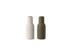 Audo salt and pepper mill, color Brushed Brass - Walnut Lid