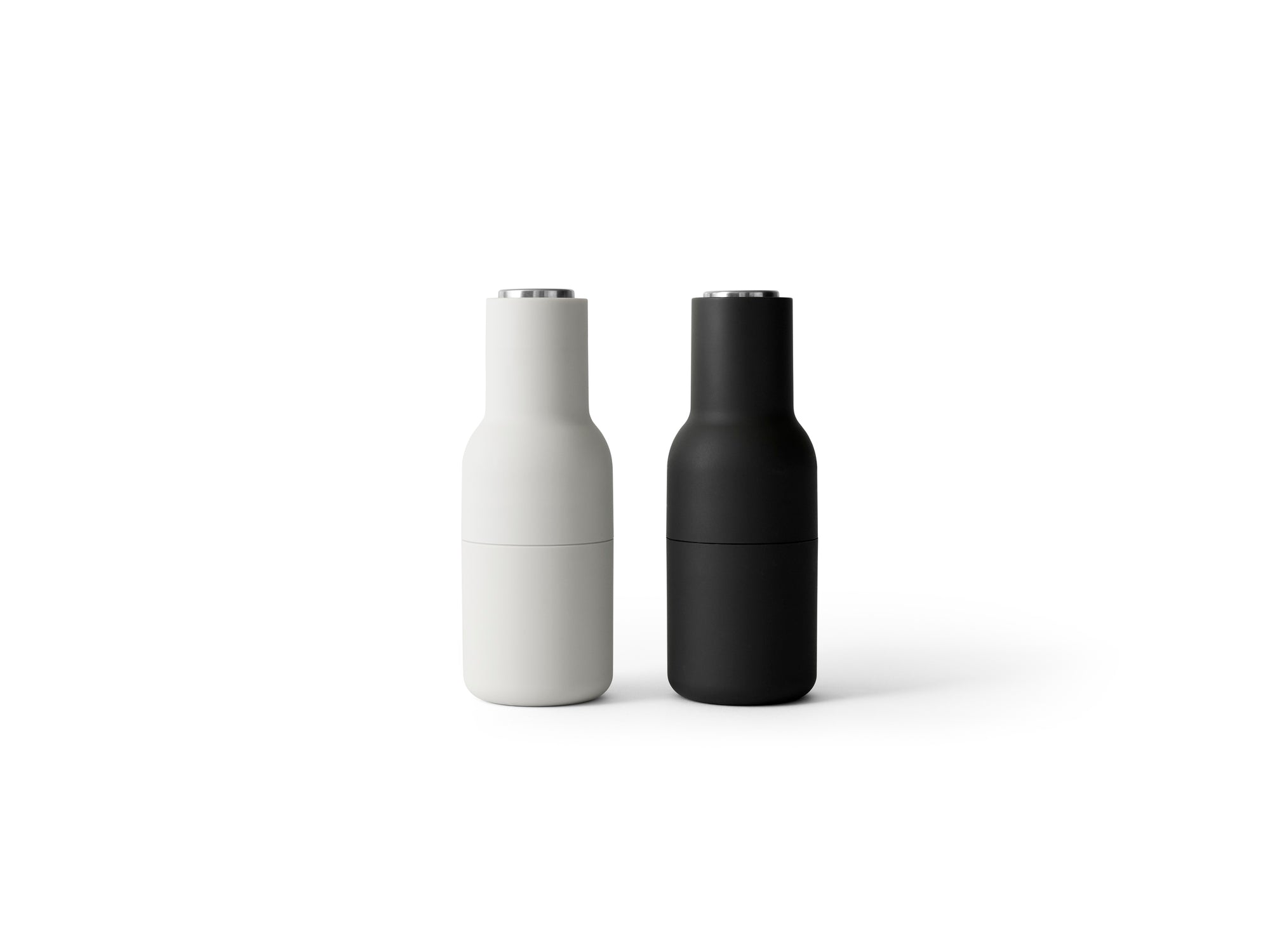 Audo salt and pepper mill, color Nudes - Walnut Lid
