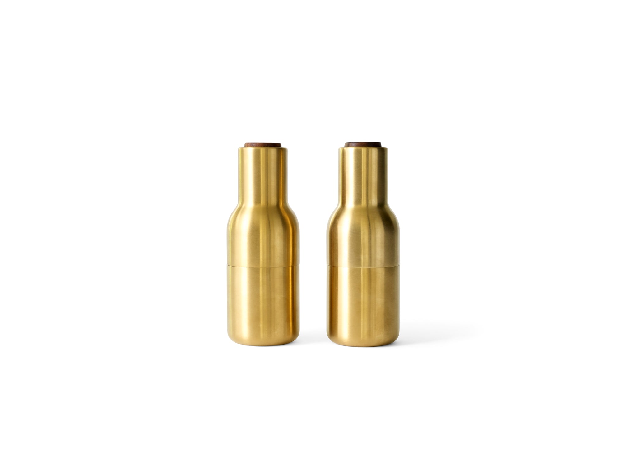 Audo salt and pepper mill, color Carbon - Ash - Walnut Lid
