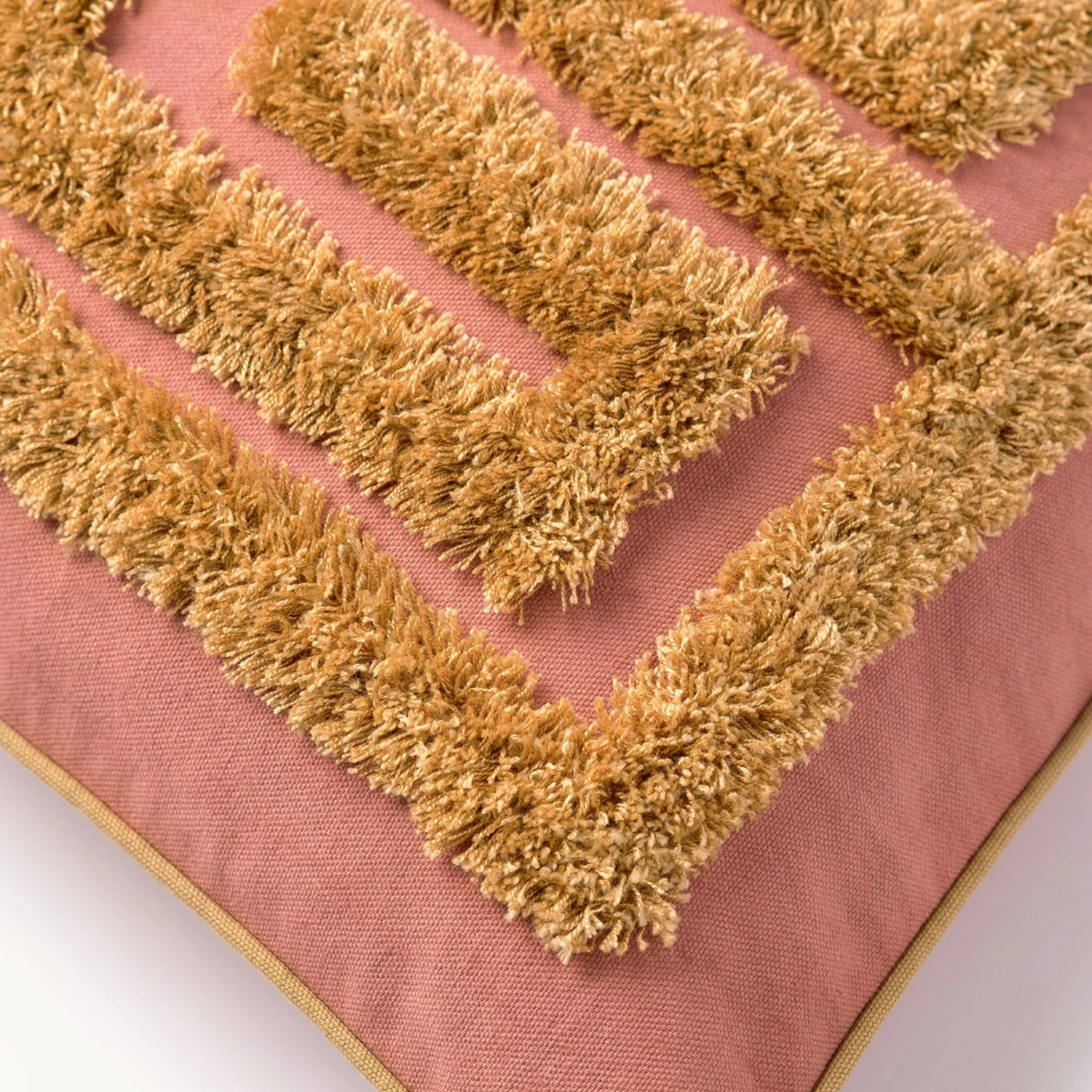 Palais Kissen Cleo Altrosa & Raffia