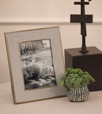 Addison Ross Picture Frame Oatmeal Herringbone