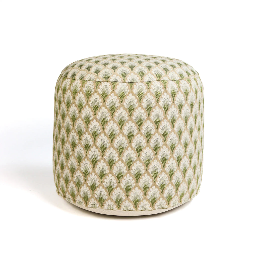 Palais Indoor & Outdoor Seat Pouf Yin Sand & Ecru