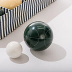 Business & Pleasure Juego de boccia color blanco antiguo