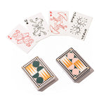 Business & Pleasure Juego de cartas color blanco antiguo