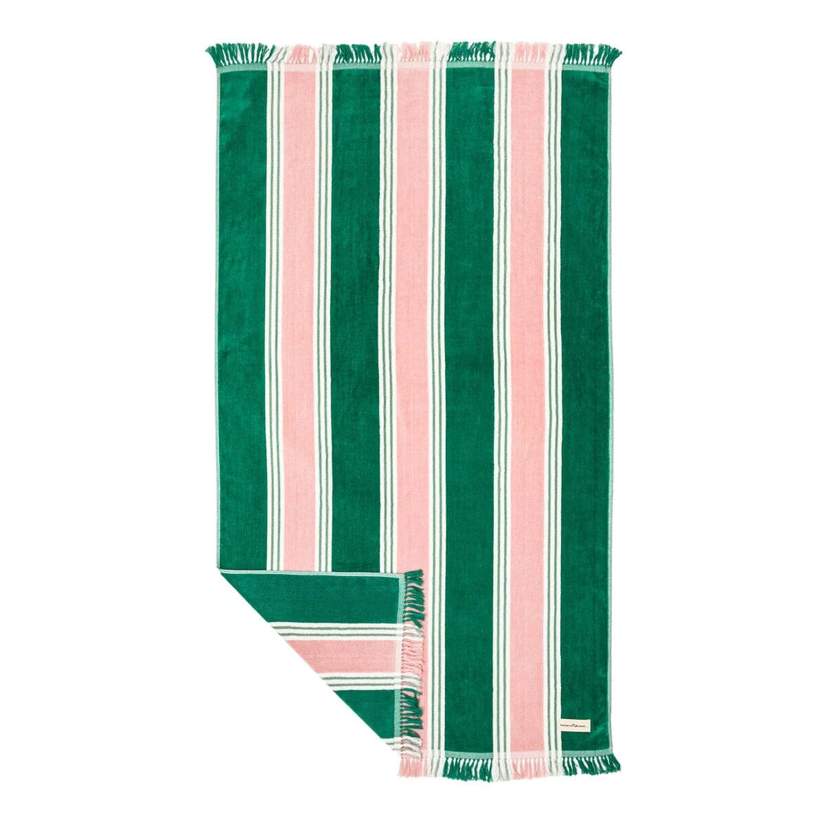 Business & Pleasure Strandtuch - Farbe Bistro Green Stripe