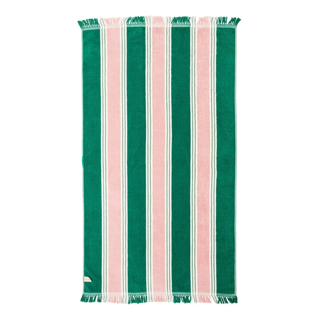 Business & Pleasure Strandtuch - Farbe Bistro Green Stripe