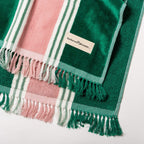 Business & Pleasure Strandtuch - Farbe Bistro Green Stripe