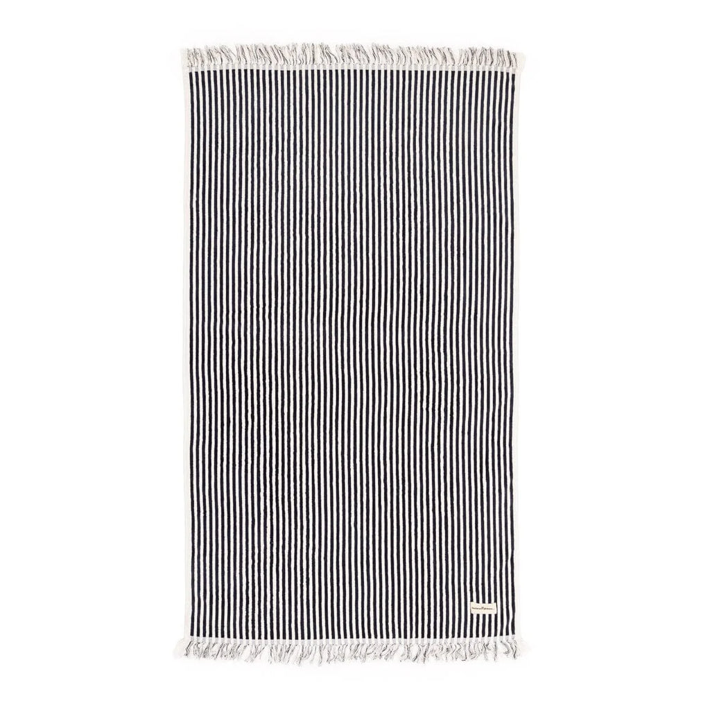 Business & Pleasure Toalla de playa - color Navy Stripe