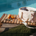 Business & Pleasure Premium Kühltasche - Farbe Lauren's Pink Stripe