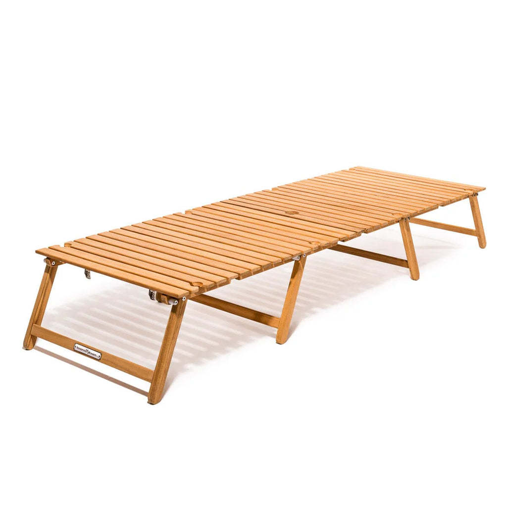 Business & Pleasure Langer Klapptisch aus Teakholz