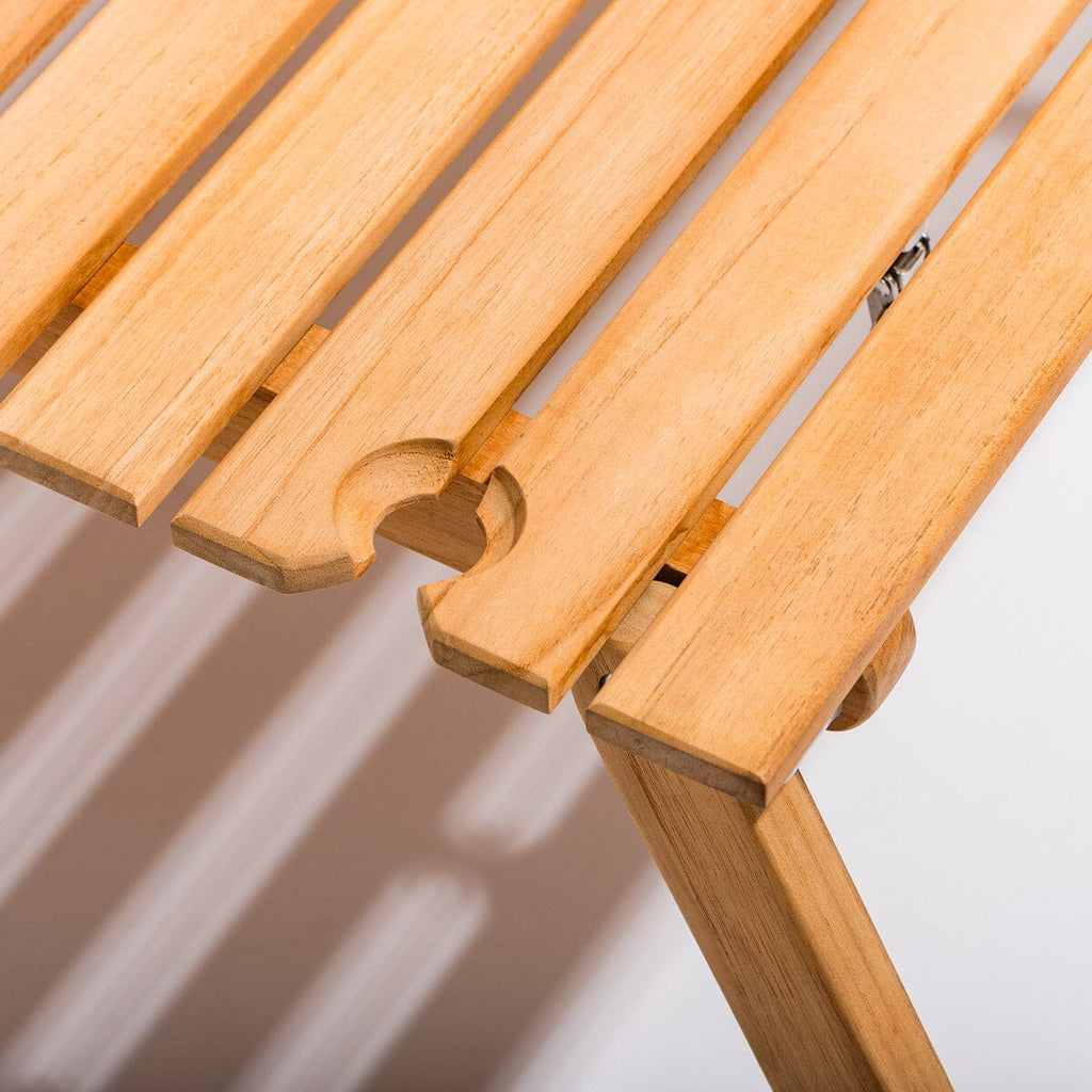 Business & Pleasure Langer Klapptisch aus Teakholz