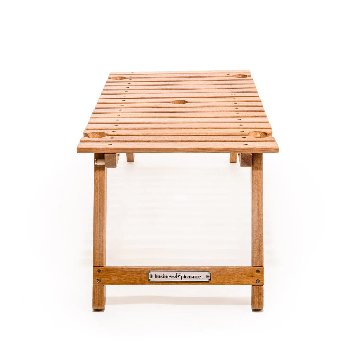 Business & Pleasure Table pliante en teck