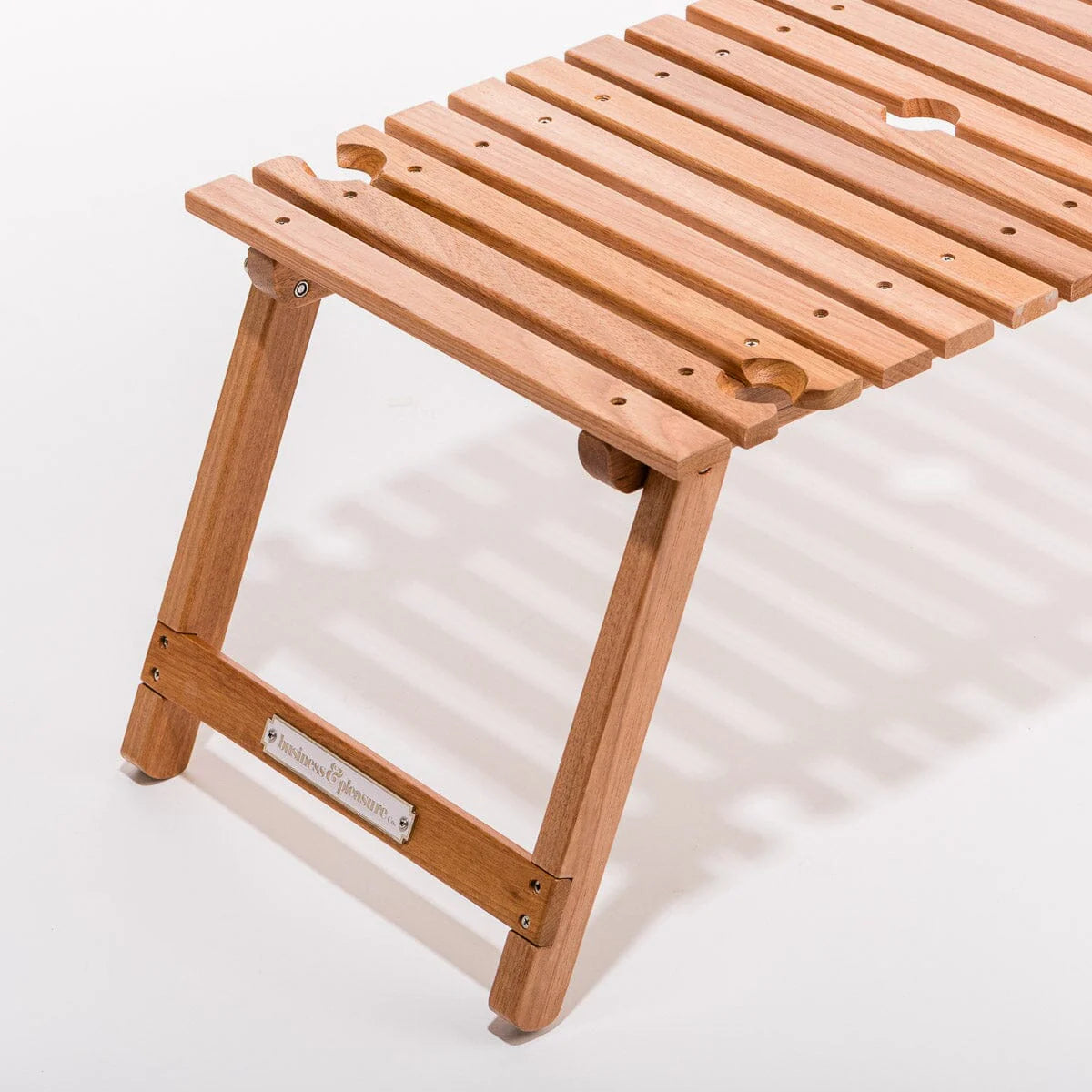 Business & Pleasure Table pliante en teck