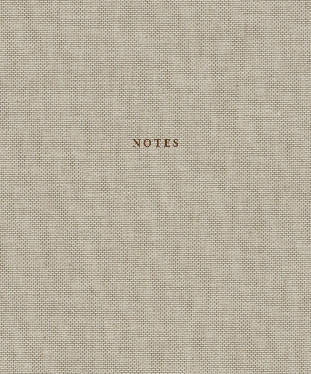 Coffee Table Book - made from natural linen & gold