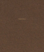 Braunes & Goldenes Notizbuch aus Leinen