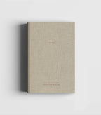 Coffee Table Book - made from natural linen & gold