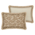 Palais Cushion Cleo Old Rose &amp; Raffia