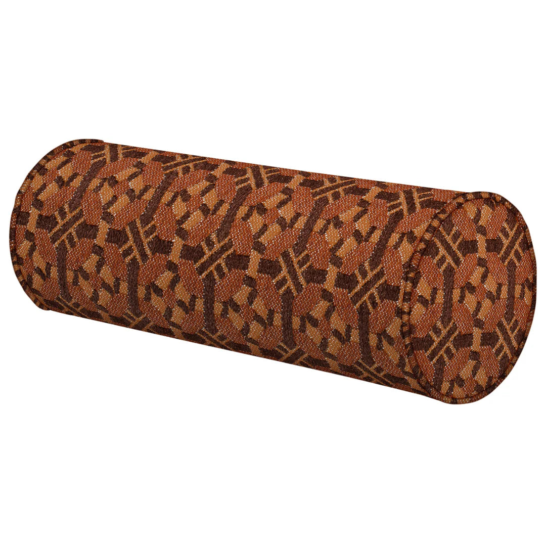 Palais Outdoor Rollkissen Coco Schokoladenbraun & Karamell –