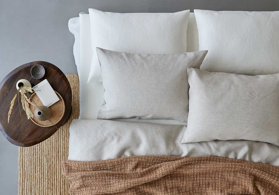 decode by luiz Housse de couette Style Six Lin Naturel