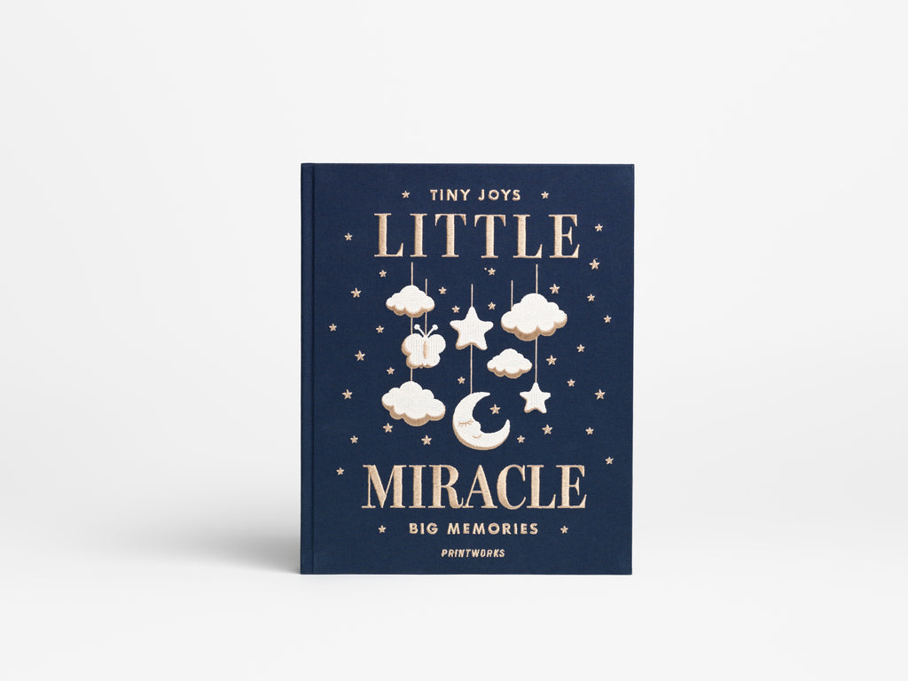 Printworks Baby-Fotoalbum LITTLE MIRACLE, bestickt