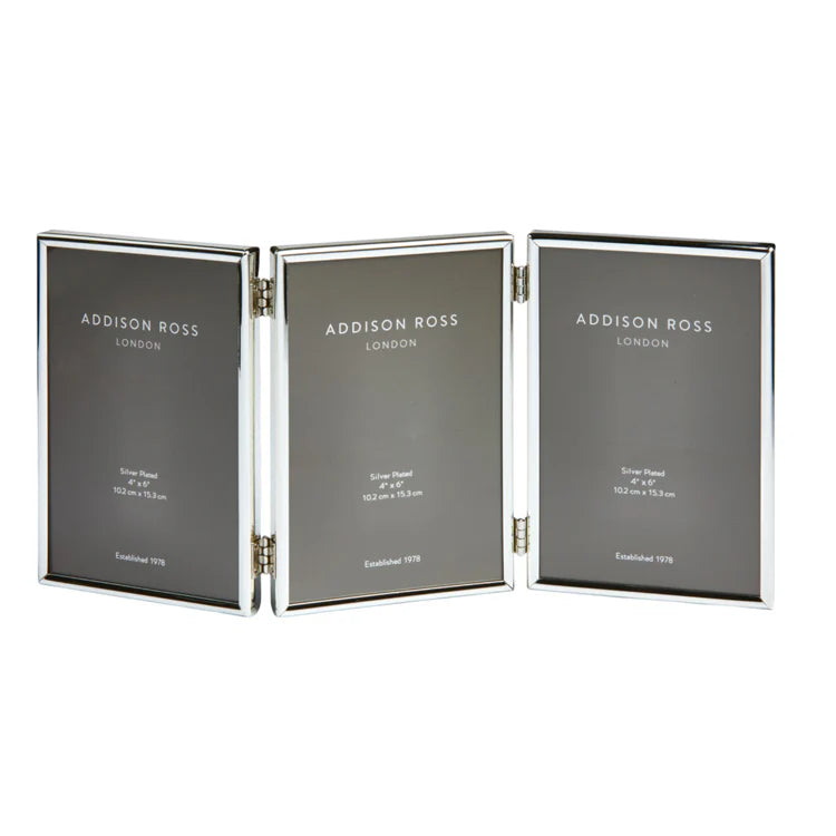 Addison Ross Picture Frame Charcoal Grey Velvet