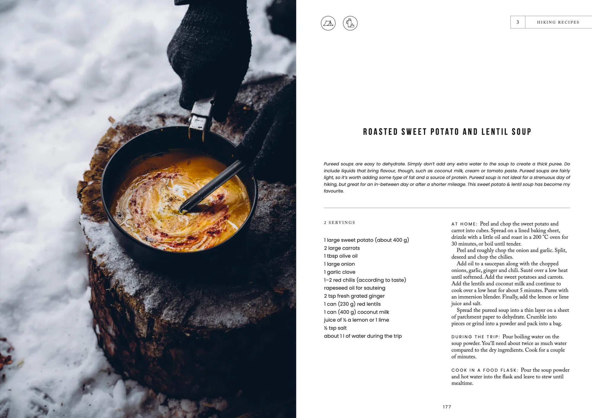 Coffee Table Book - Food in the Woods – Vegetarische Rezepte von einfachen Snacks bis zu vollwertigen Wandermahlzeiten