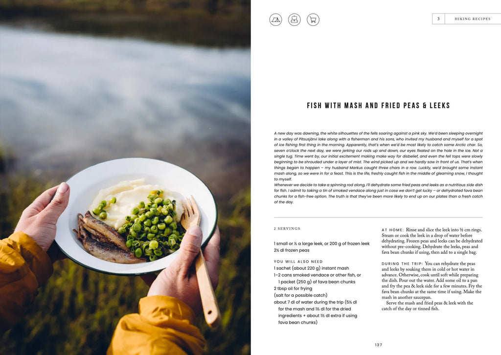 Coffee Table Book - Food in the Woods – Vegetarische Rezepte von einfachen Snacks bis zu vollwertigen Wandermahlzeiten