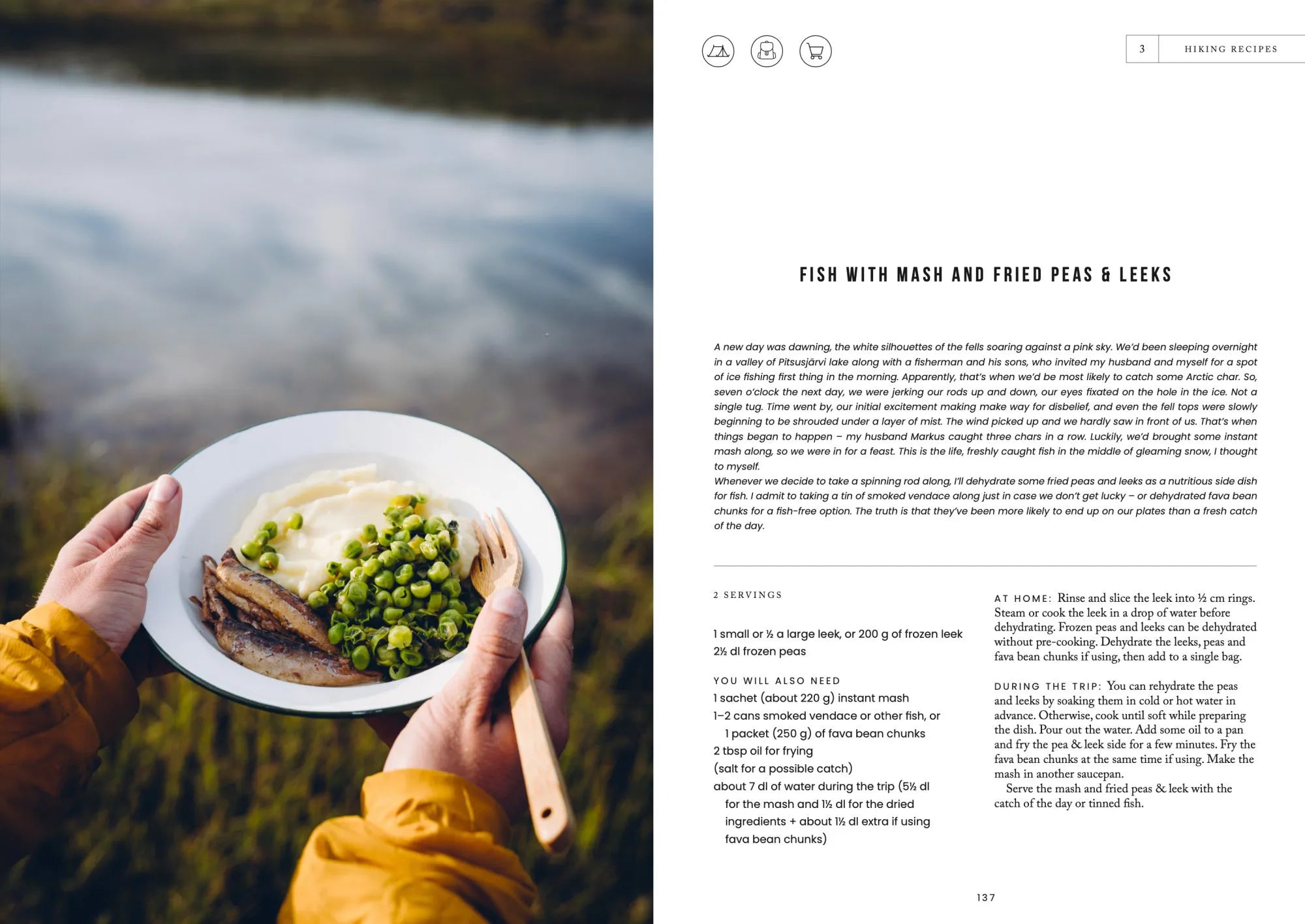 Coffee Table Book - Food in the Woods – Vegetarische Rezepte von einfachen Snacks bis zu vollwertigen Wandermahlzeiten