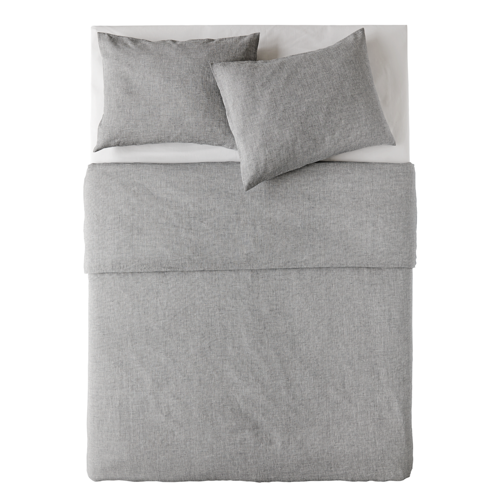 decode by luiz Housse de coussin Style Quatorze Demi-lin Tempête