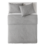 decode by luiz Housse de coussin Style Quatorze Demi-lin Tempête