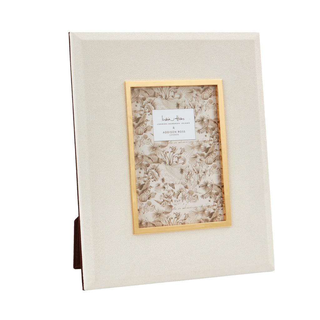 Addison Ross Picture Frame Charcoal Grey Velvet