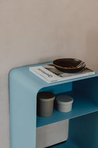 Metallbude Stehender Nachttisch DAMIO