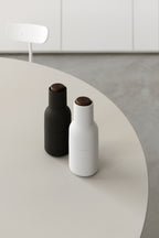 Audo salt and pepper mill, color Carbon - Ash - Walnut Lid