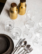 Audo salt and pepper mill, color Brushed Brass - Walnut Lid