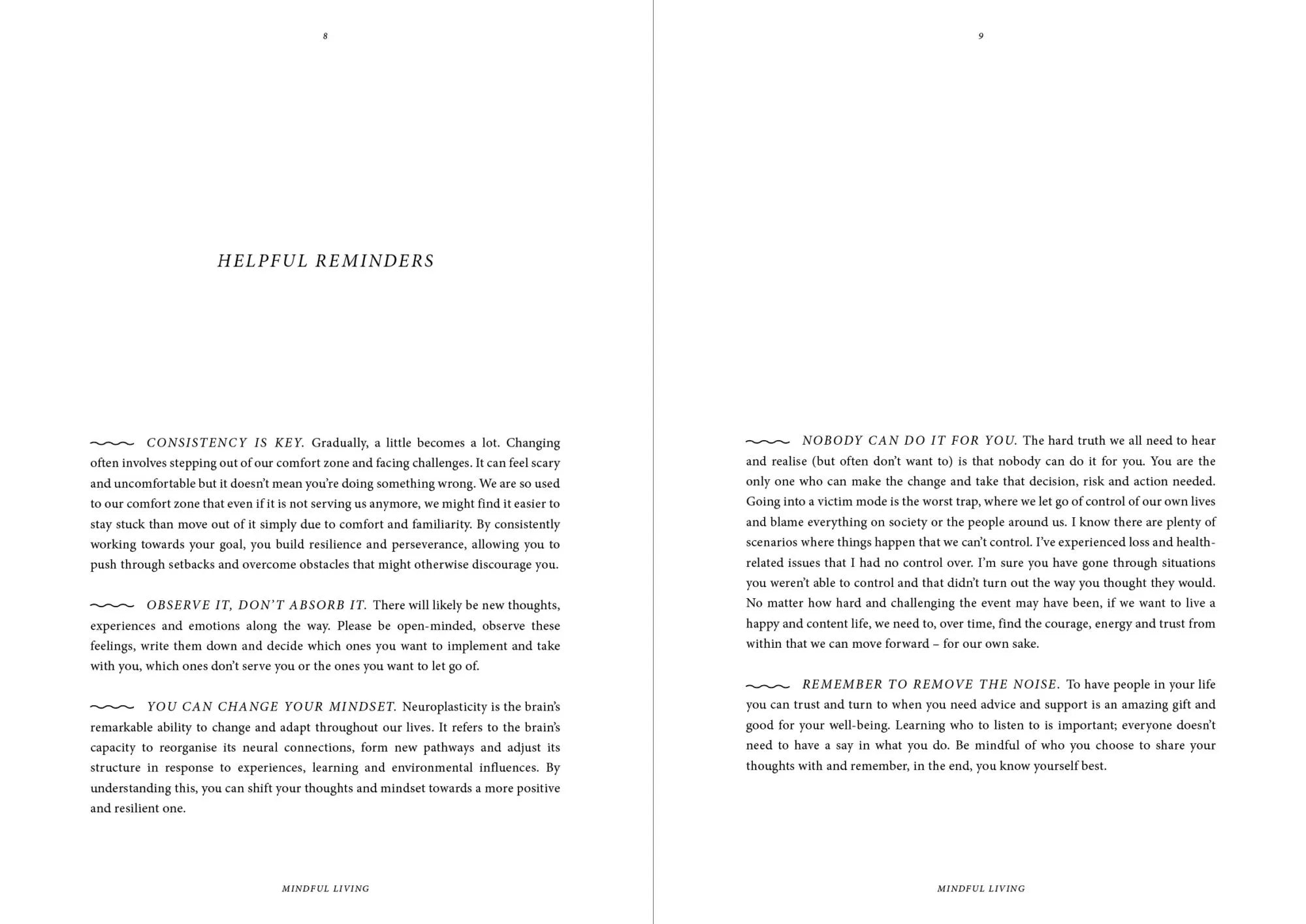 Coffee Table Book - Mindful Living – Journal