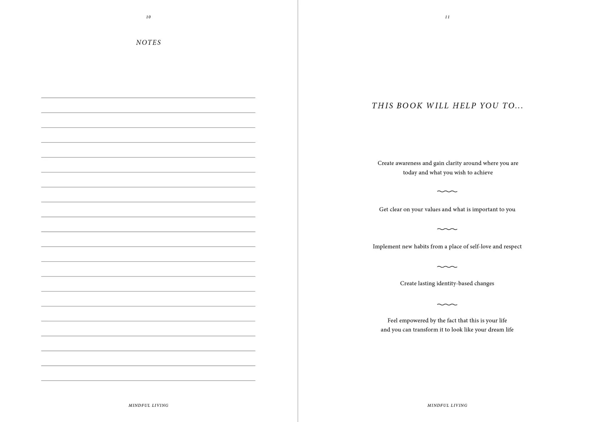 Coffee Table Book - Mindful Living – Journal