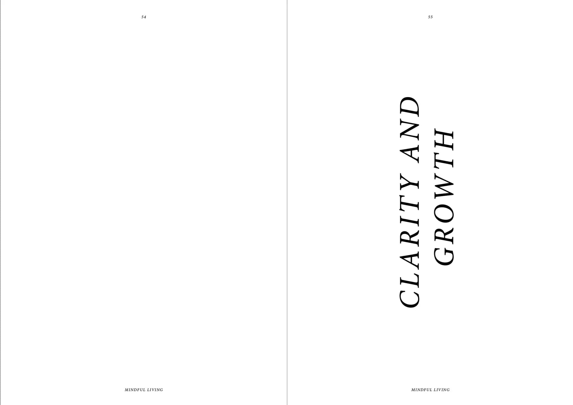 Coffee Table Book - Mindful Living – Journal