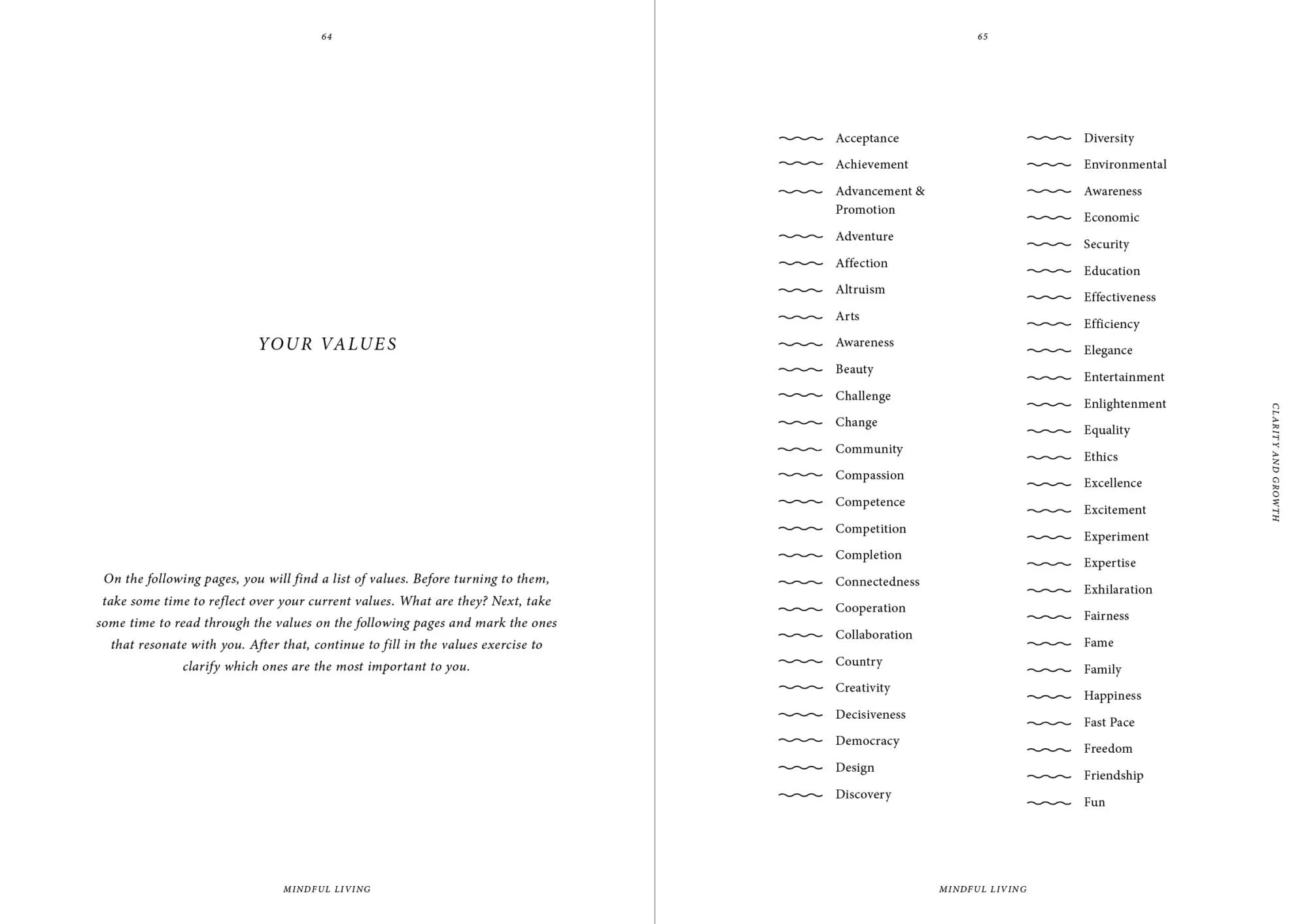 Coffee Table Book - Mindful Living – Journal