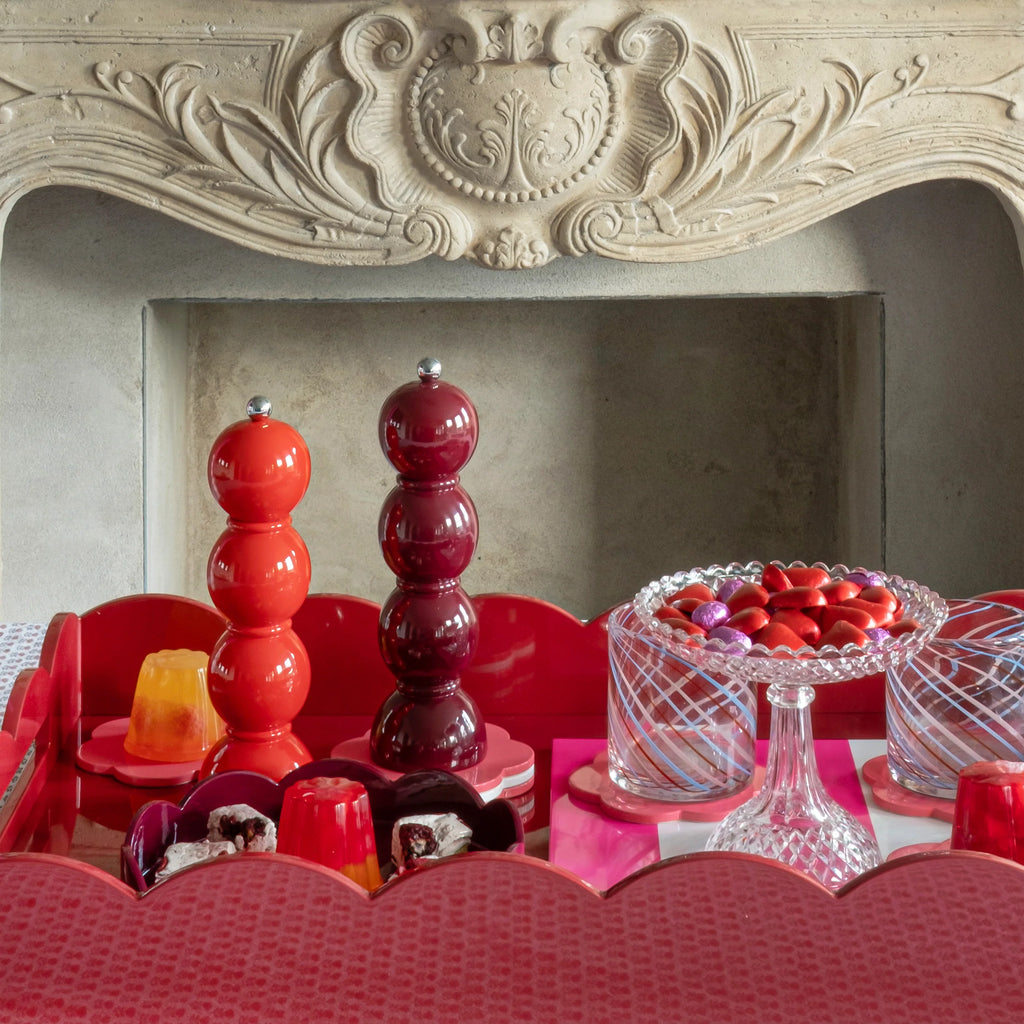 Addison Ross Salz- & Pfeffermühle Bobbin, Farbe Red