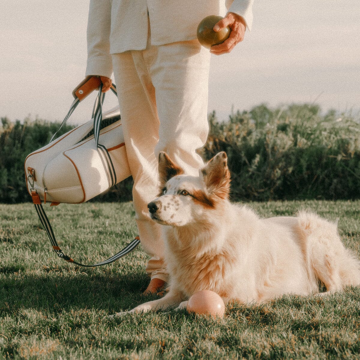 Business & Pleasure Set de boccia couleur Blanc antique