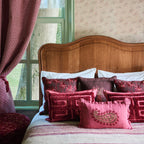 Palais Kissen Cleo Rosa & Bordeaux