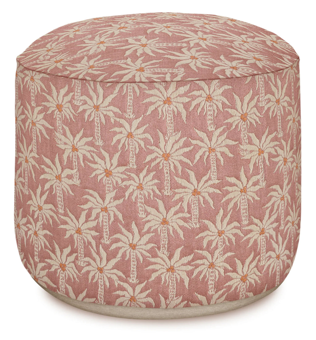 Pouf d'assise Palais intérieur et extérieur Yin Sable & Écru