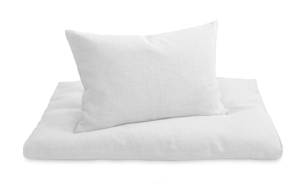 decode by luiz Kissenbezug Style Six Leinen White